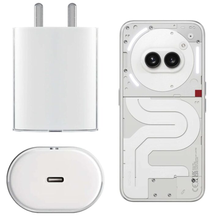 GHEREL Original Usb-C Power Charger Adapter Compatible With Nothing Phone 2A/Phone 2/Phone,White - Image 6