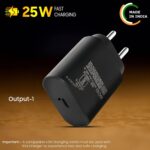 SUSNWERE Original 25w Adapter for Samsung Galaxy m34 5g m53 5g f23 5g m14 5g f14 5g m33 5g a34 5g a54 5g-Black - Image 6