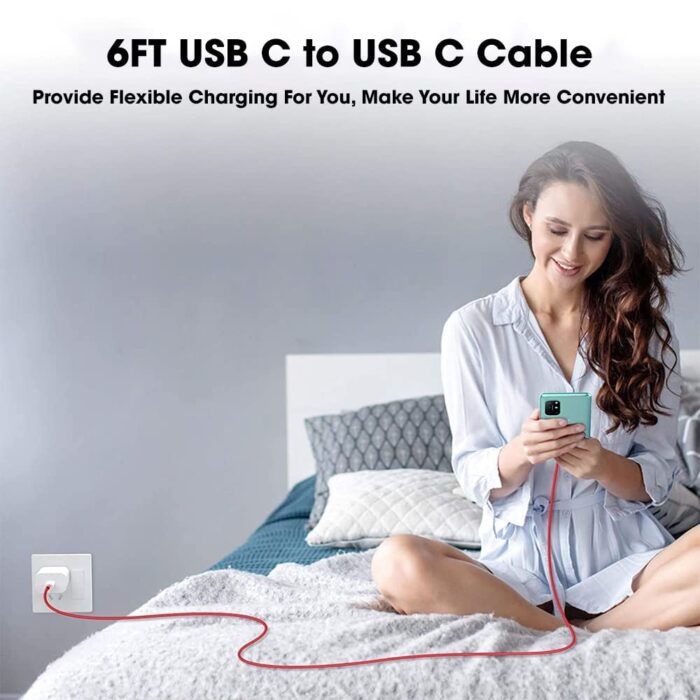 XIAWAO Original 65 Watt Super Vooc Charger Adapter with USB to C Cable Compatible with Oneplus 12/11/11R/10/10 Pro/9/9 Pro/ 9R/ 8/ 8T/7/Nord/Ce4/Ce 3/Ce 2|2T, White - Image 6