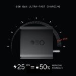 Gherel Original 65W Charger with Type C Cable Compatible with Nothing Phone 1/ Nothing Phone 2/ Nothing Phone 1/ Nothing Phone 2a /Nothing Phone 2a Plus (Adapter & Cable (Black) (65wattnothingBlack) - Image 9