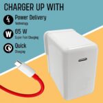 XIAWAO Original 65 Watt Super Vooc Charger Adapter with USB to C Cable Compatible with Oneplus 12/11/11R/10/10 Pro/9/9 Pro/ 9R/ 8/ 8T/7/Nord/Ce4/Ce 3/Ce 2|2T, White - Image 8