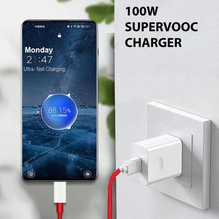LYNACZ Original 100W Charger Compatible with OnePlus 12R 5G, OnePLus Ace 3V, OnePlus 12, OnePlus 12 Pro, OnePlus 3 Pro, OnePlus Nord CE 4 5G, OnePlus 12R with 6 Months Replacement Warranty - Image 4