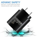 SUSNWERE Original 25w Adapter for Samsung Galaxy m34 5g m53 5g f23 5g m14 5g f14 5g m33 5g a34 5g a54 5g-Black - Image 4