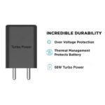 QQLIKE Original 68W Tarbo Power Charging USB C Port Adapter for Motorola - (Only Adapter) - Image 4