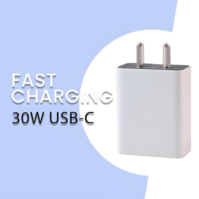 XIAWAO Original 30W USB-C Super Fast Charger Adapter with C to C Cable Compatible with Google Pixel | 7 Pro 5G, Pixel 7, Pixel 7A, Pixel 6 Pro 6, Pixel 6A, 5, 4 | 30 Watt Support - White (with Cable) - Image 5