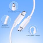 XIAWAO Original 25W Type-C Fast Charger (White) – Super Fast Charging Adapter Compatible with Samsung z fold 4 and Other Galaxy Devices - Image 2