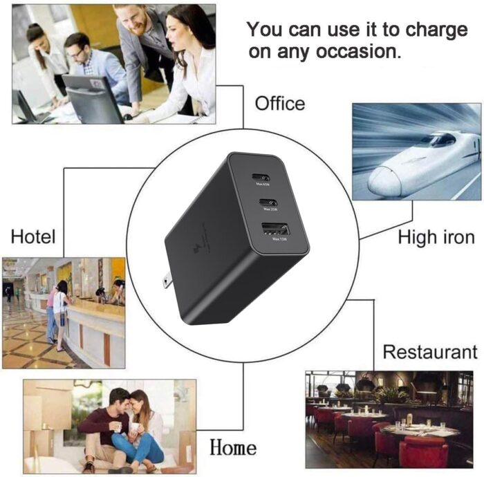 QQLIKE Original 65W Adapter Compatible for Samsung A52 5G Adapter Original - Image 6