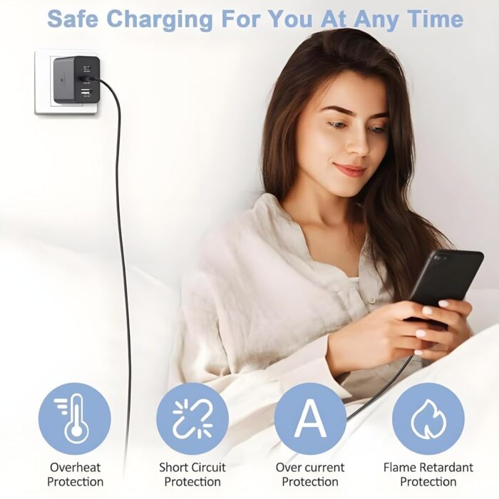 XIAWAO Original 65W Adapter Compatible with Nothing Phone 2A Plus Adapter Original - Image 5