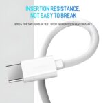 XIAWAO Original 25W Charger Compatible with Samsung A70 *White | with Cable - Image 8