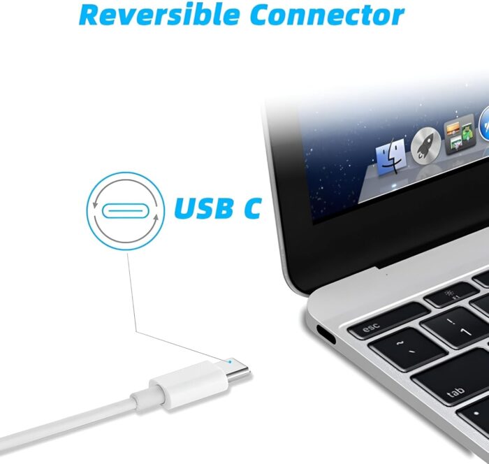 Essri Original Type C to Type C Mobile Data Charging Cable for Pixel 8 Pro/8/8A/7 Pro/7/7A/6 Pro/6/6A/5/ChromeBook Laptop/Buds/and Other USB C Device Support for Nothing Phone 2/1, 30W - White - Image 7