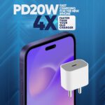 LYNACZ ORIGINAL Original 20W Fast Adapter Compatible for iPhone X // Xr // Xs// 14 | 13 | 12 | 11 | X | 8 | 7 | 6 14 | 14 Plus | 11 Pro Max | 7 Plus | 14 Pro | 14 Pro Max | 12 Pro Max | 11 | 11 Pro - Image 7