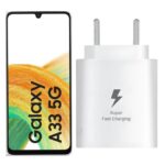 SUSNWERE Original USB Type C Charger Adapter Compatible with Samsung A33 5G - 25W - White