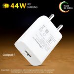 SUSNWERE Original 44W Flash Adapter Compatible with Vivo Iqoo Z6/Z6 44W/Z6 Lite 5G/T1/Neo 6/Z7/Z7 Pro/V23/V23E/V23 Pro/V25/V25E/V25/V26/Y35/Y73/V215G/T1/T2/Z6x/Y200 - Image 2
