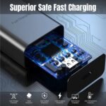SUSNWERE Original 45W Charger Compatible with Samsung Z Flip, Z Fold 2, Z Flip 3, Z Fold 3, Z Flip 4, Z Fold 4,Z Flip 5, Z Fold 5 (New Mode Black) - Image 6