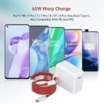 QQLIKE Original 65W Wrap Type-C Charger Compatible for OnePlus 7T Pro 12GB, OnePlus Nord 256GB, OnePlus Nord 256GB, OnePlus Nord,OnePlus Nord 256GB - Image 7